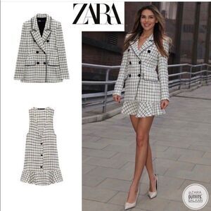 ZARA PLAID DRESS
